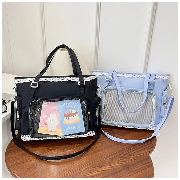 itabag japonês bidimensional ombro bolsa feminina