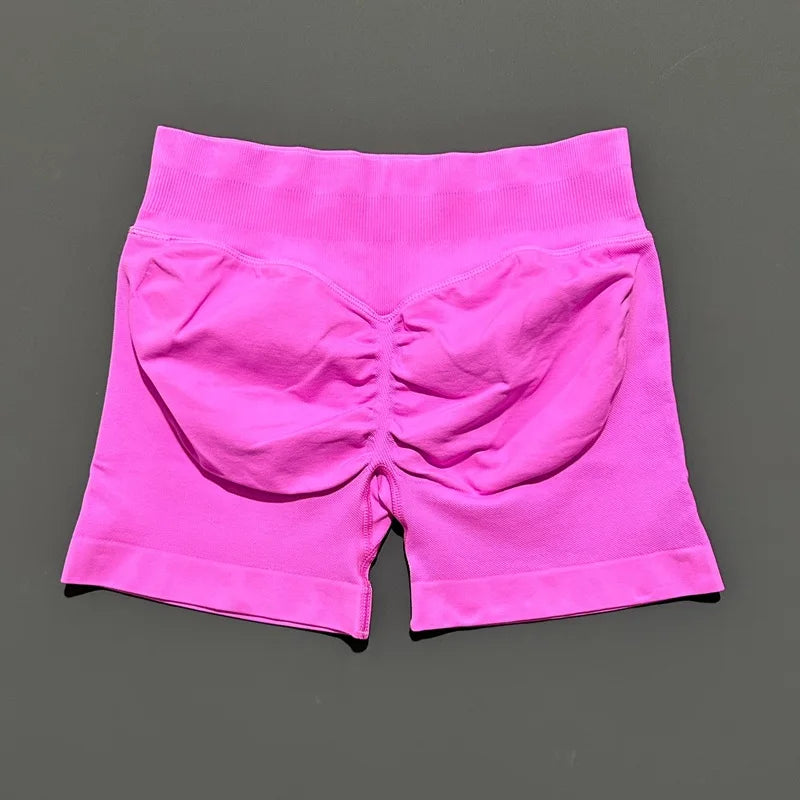 calças de ginástica elásticas shorts de academia.