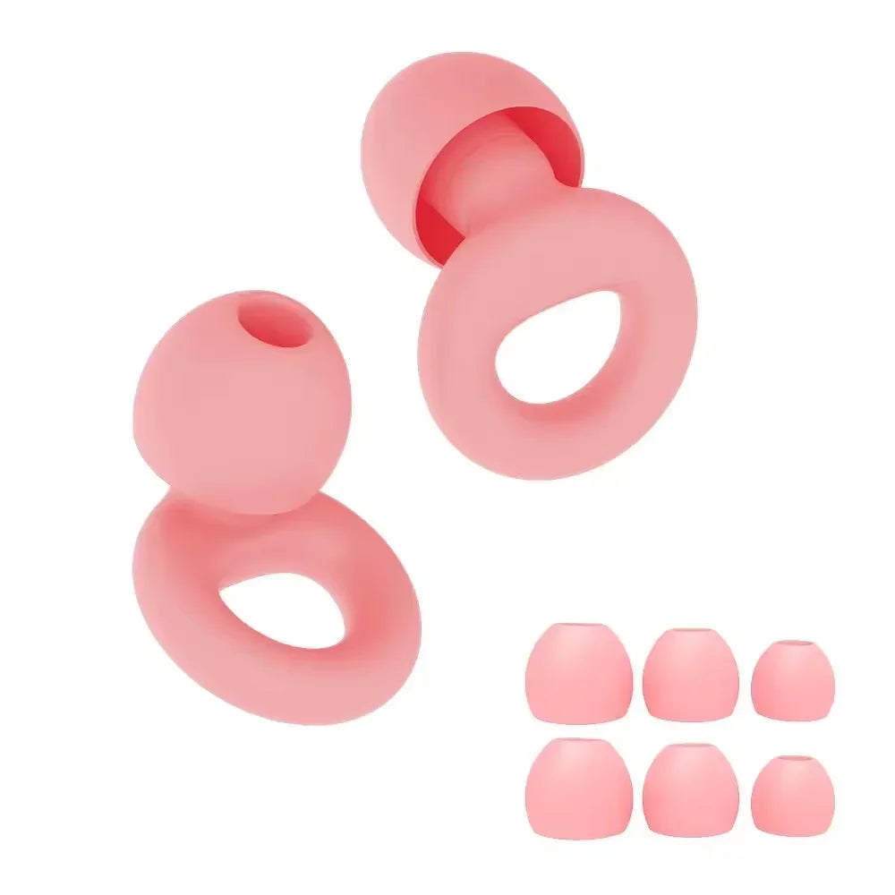 Protetores Auriculares de Silicone para Natação e Sono - Cancelamento de Ruído e Redução de Interferências - Protetores Auriculares de Qualidade