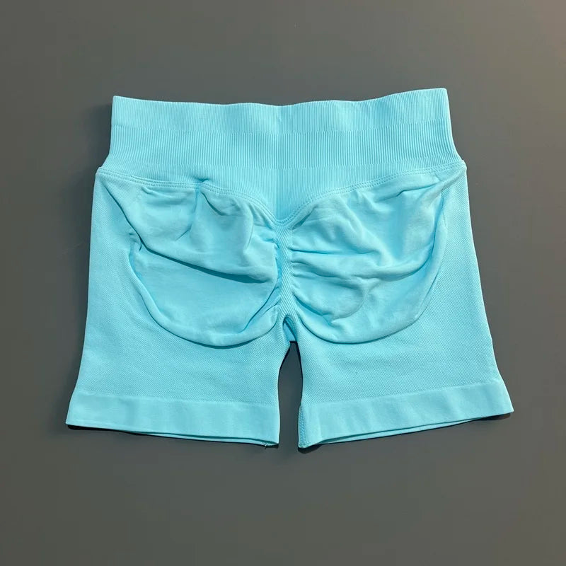 calças de ginástica elásticas shorts de academia.