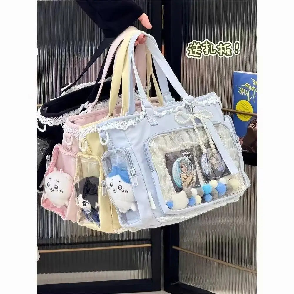 itabag japonês bidimensional ombro bolsa feminina