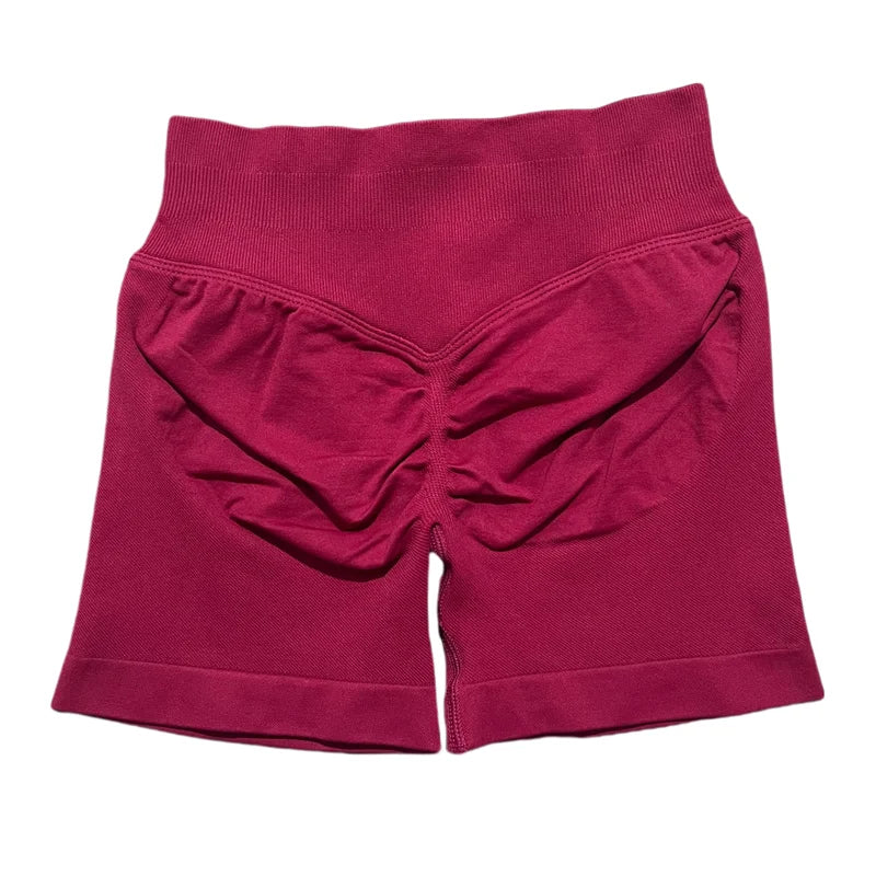 calças de ginástica elásticas shorts de academia.