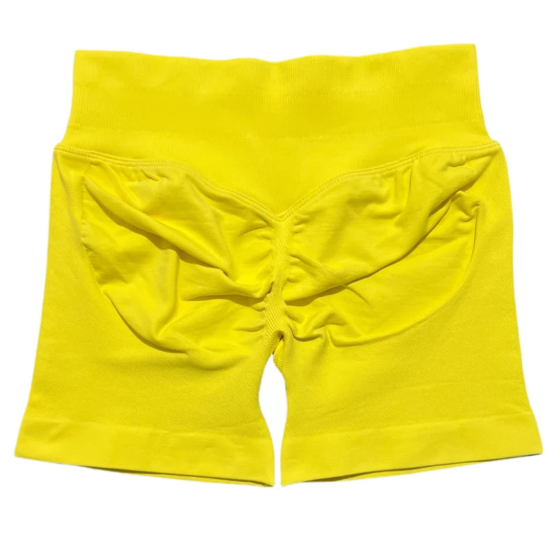 calças de ginástica elásticas shorts de academia.